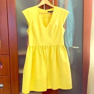 French Connection gorgeous yellow dress!!